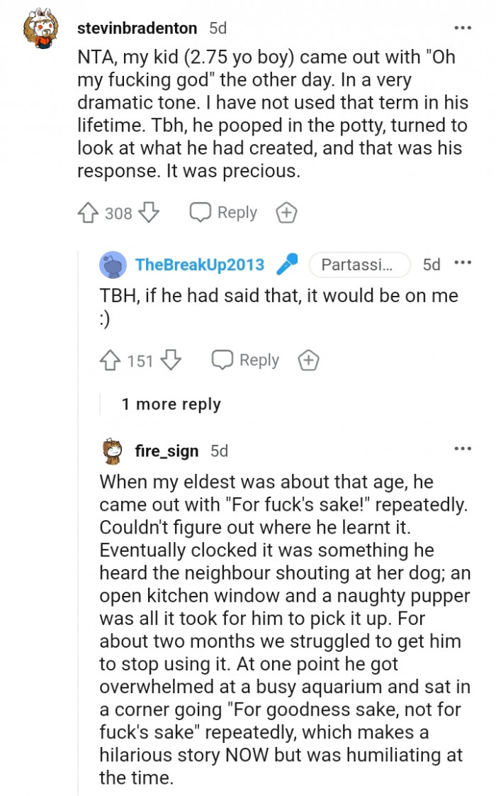 I have not used that term in his lifetime