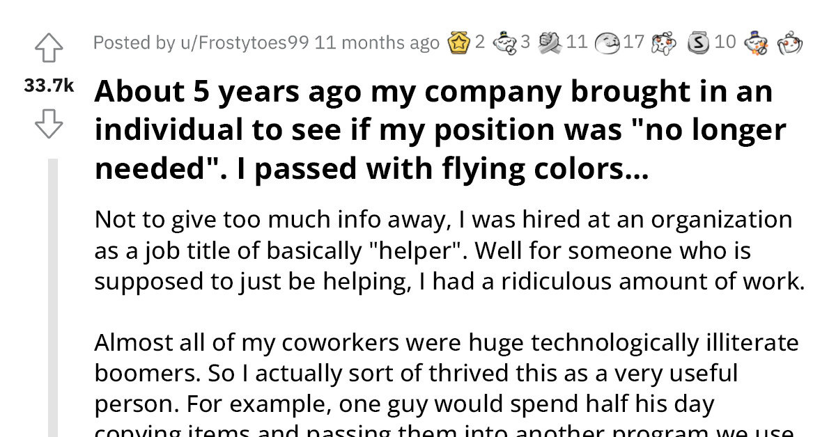 Instead Of Being Fired By The Manager Who Thought His Job Was Worthless, Employee Gets A $10,000 Raise