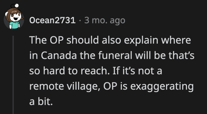 She just wants people to side with her