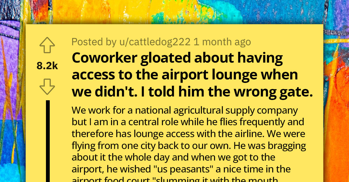 Coworker Mocks His Team About His Exclusive Lounge Access, Ends Up Deceived About The Gate Number, And Misses His Flight