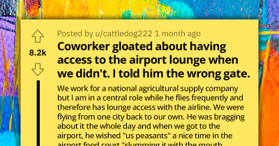 Coworker Mocks His Team About His Exclusive Lounge Access, Ends Up Deceived About The Gate Number, And Misses His Flight