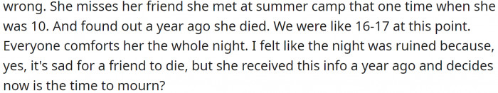 OP shared some examples of such behavior: