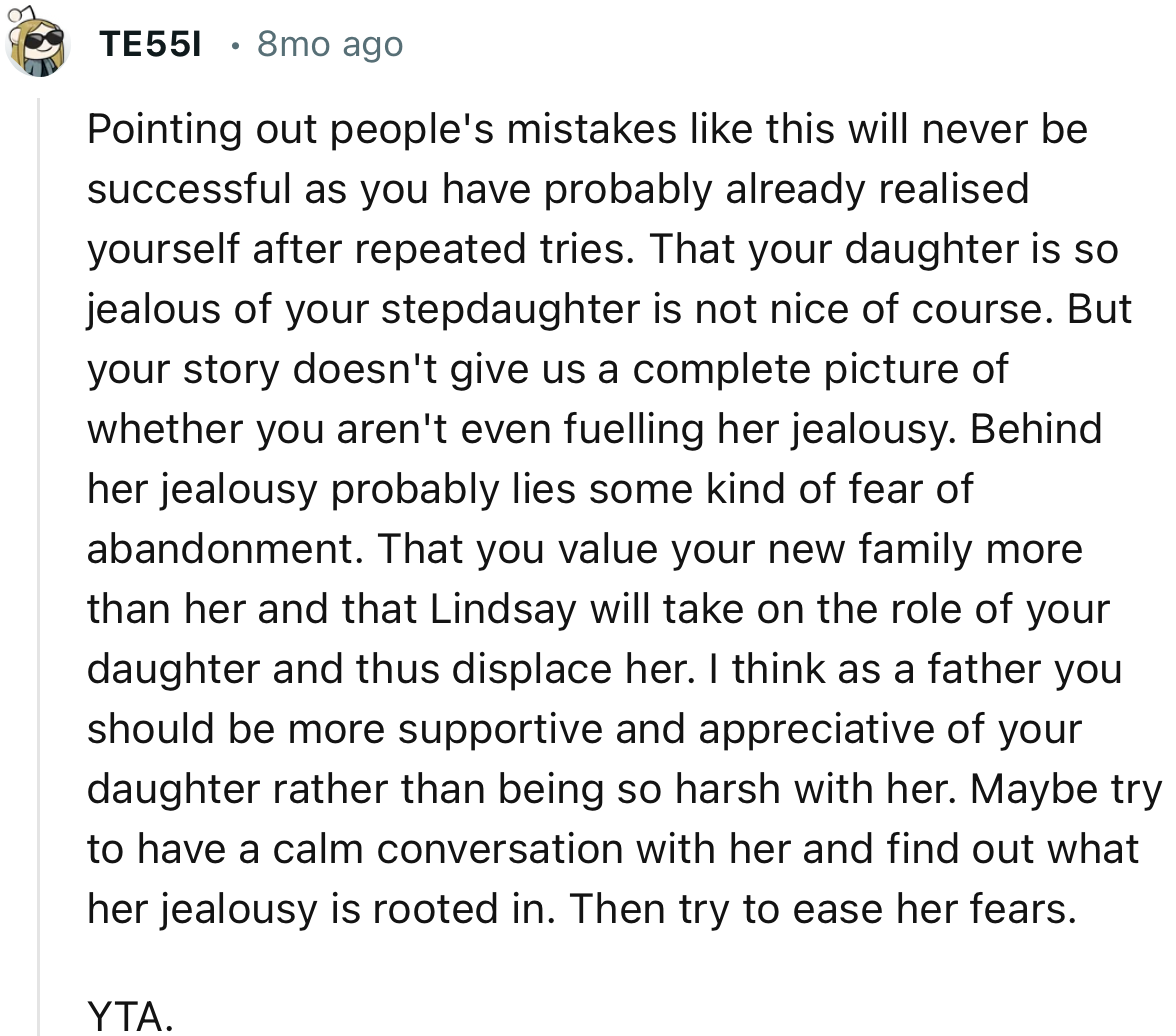 “Maybe Try to Have a Calm Conversation with Her and Find Out What Her Jealousy Is Rooted In. Then Try to Ease Her Fears.”