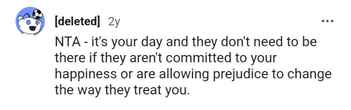 They don't need to be there