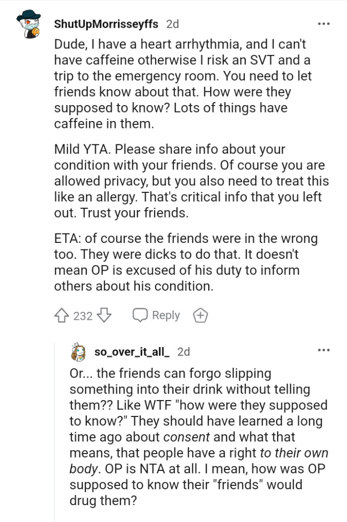 Please share information about your condition with your friends