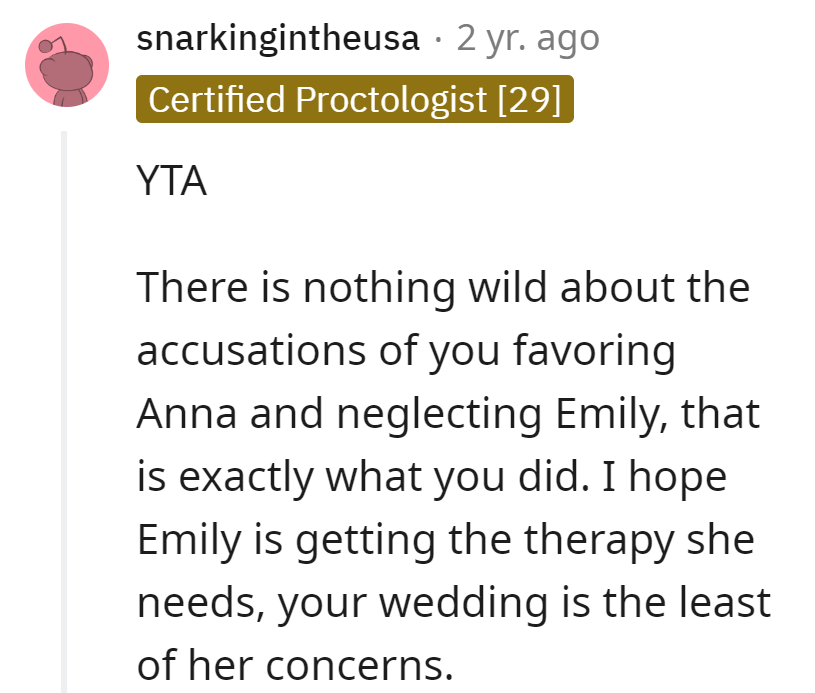 Accusations hit harder than the bouquet toss. Emily's therapy journey is the real RSVP; wedding drama takes a back seat.