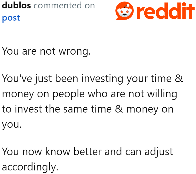 Now, the OP Knows Better Than to Send Birthday Cards.