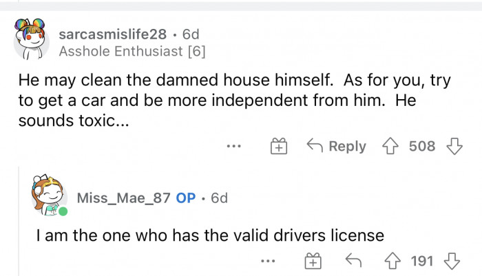 She should focus on herself and getting herself out of there.