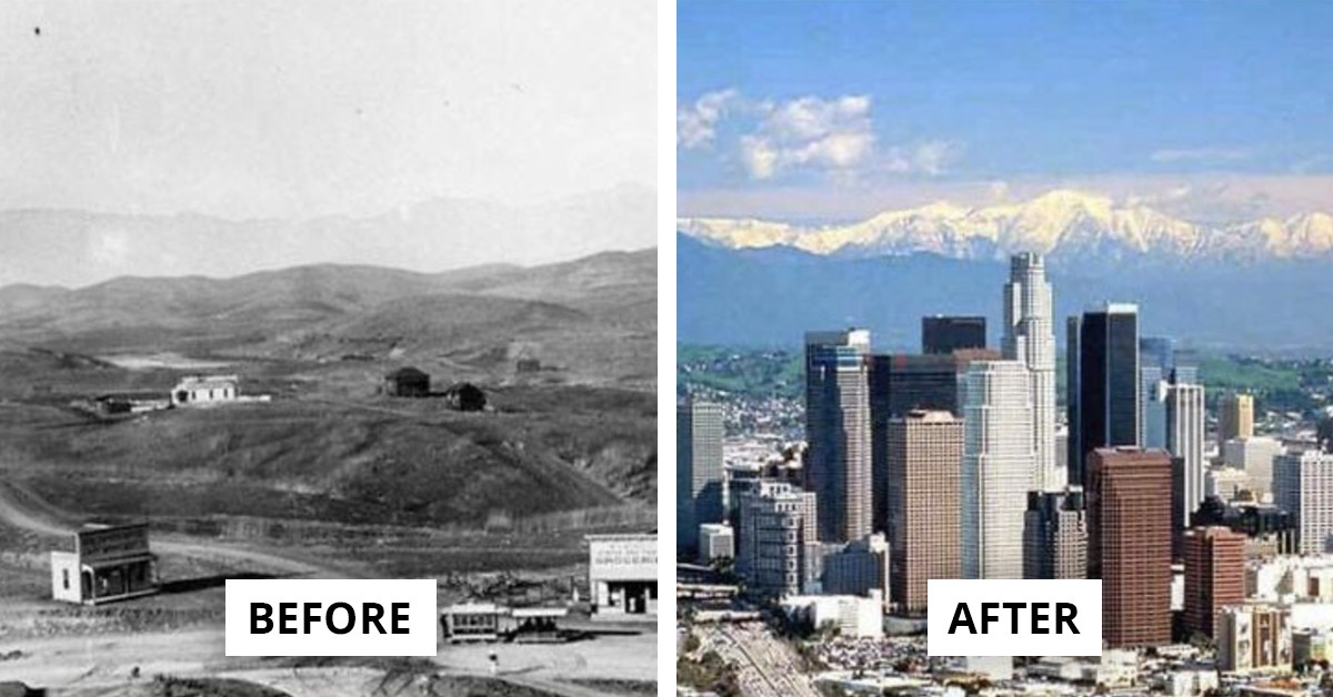 90 Stunning Before-And-After Photos That Show How Much America Has Changed