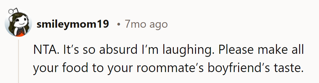 Laughably absurd. Next, they'll be dictating the seasoning.