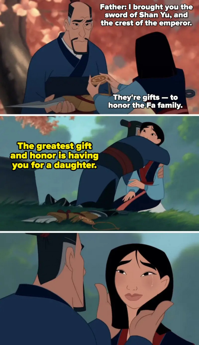 18. Mulan (1998) has a totally satisfying ending