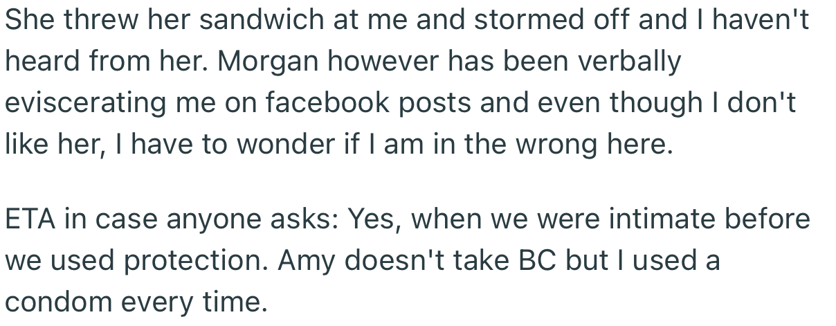 OP asked to know if he handled the situation poorly