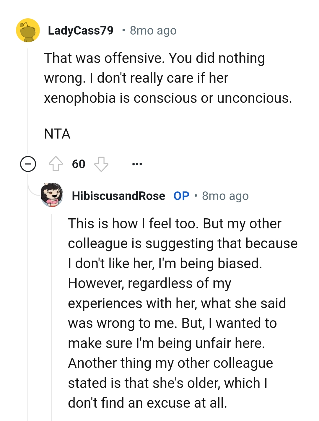 And the comments roll in...