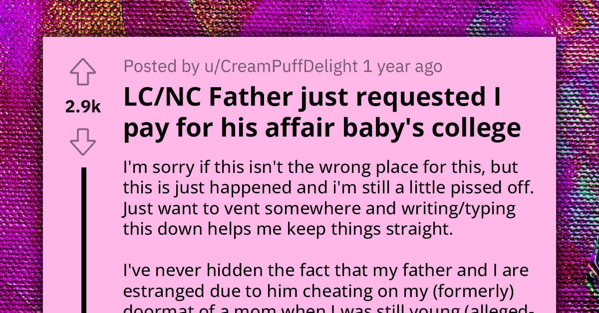 Father Who Ousted Daughter From Home Insists She Pays For His Youngest Child's College Tuition