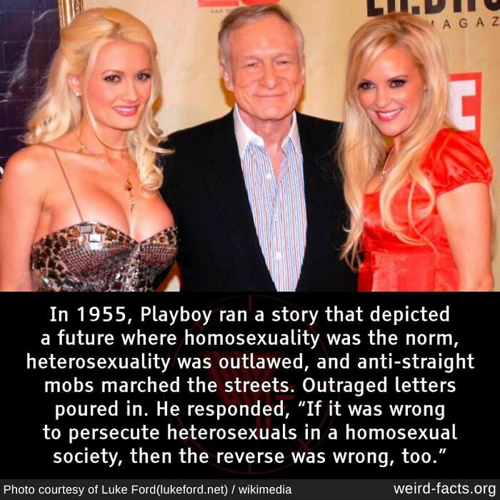 6. Playboy challenged societal norms way back in the 1950s