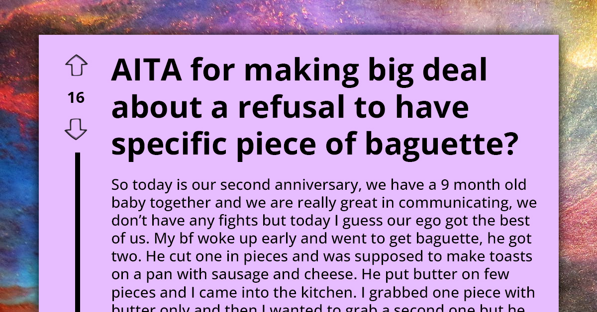 Tension Escalates As Couple Clashes Over Perfect Slice Of Baguette