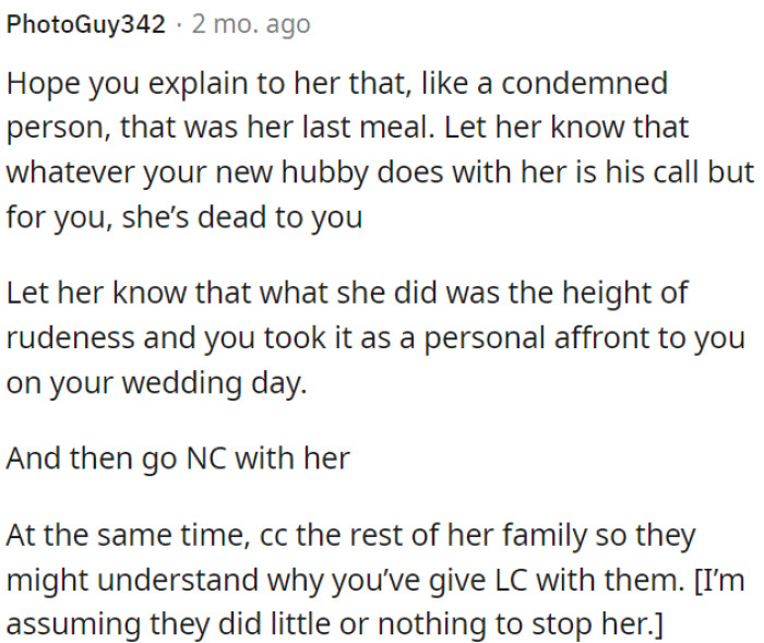 OP needs to set boundaries.