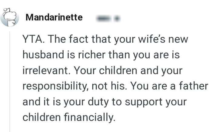 Let's head into the comments section and find out what other Redditors have to say about the story