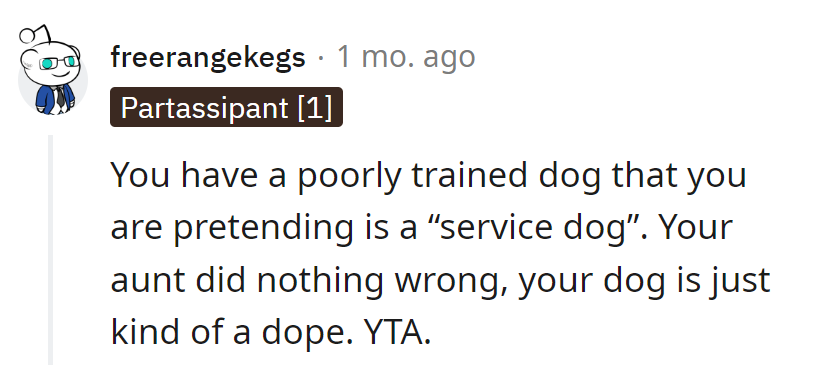 Looks like we need a 'service human' to teach manners around here!