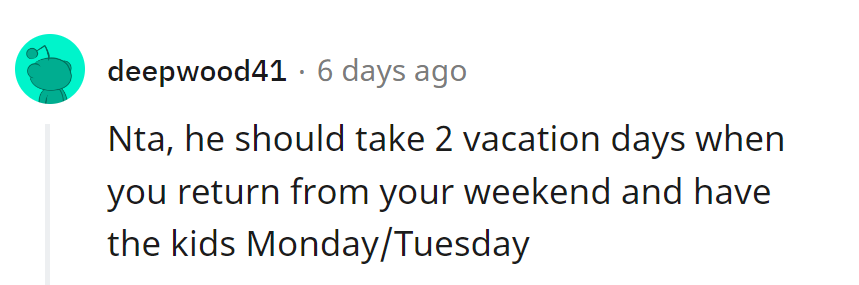 Two-day dadcation: Monday and Tuesday edition! Problem solved.