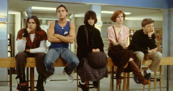 4. The movie 'The Breakfast Club' with the song 'Don't You (Forget About Me)'