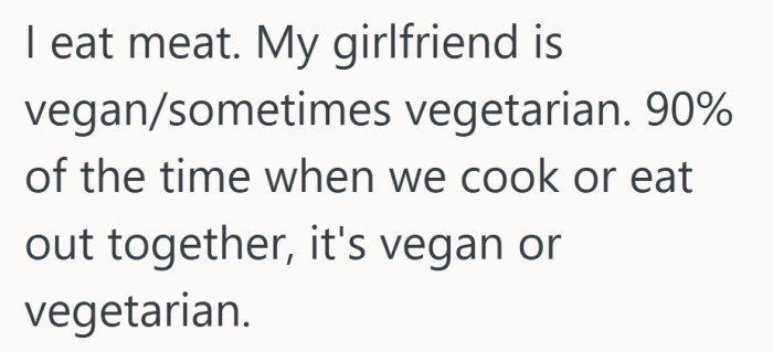 A reminder that shared meals can happen, just not always in the exact way someone imagines.