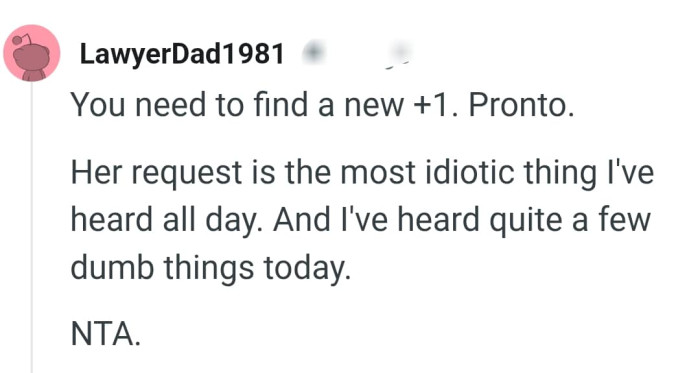 It's the most idiotic thing this Redditor has heard all day