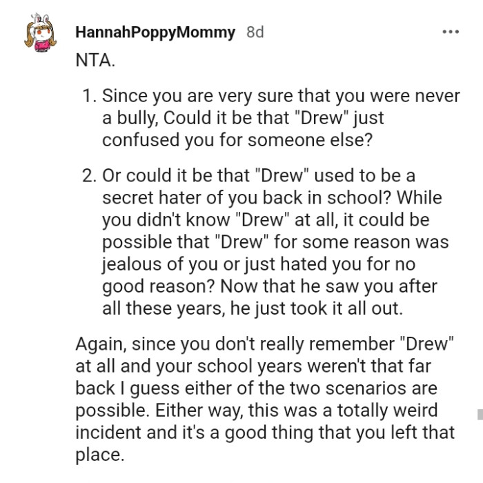 Your school days weren't that far back