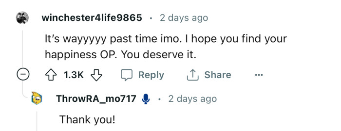 “It’s wayyyyy past time imo.“