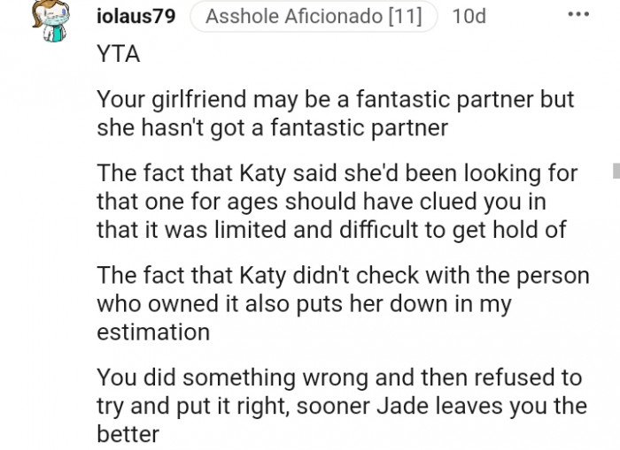 15. You didn't check with the person who owns it