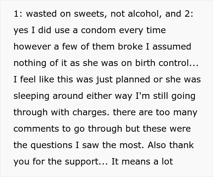 OP ended his update by thanking everyone for their support.