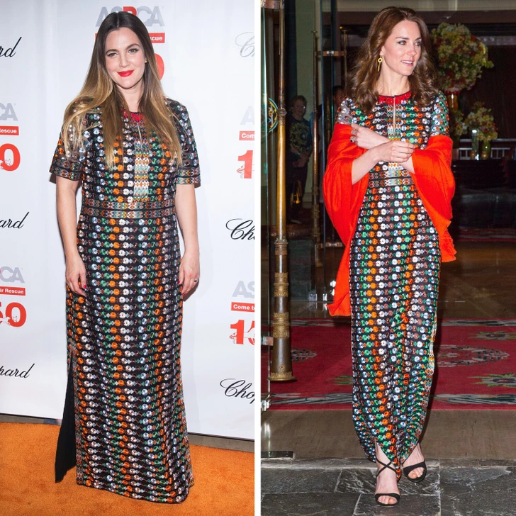 3. Drew Barrymore and Kate Middleton