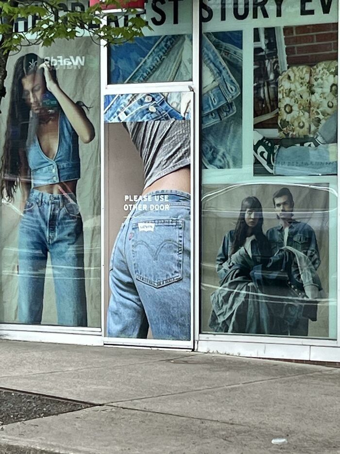 21. “Please Use Other Door”