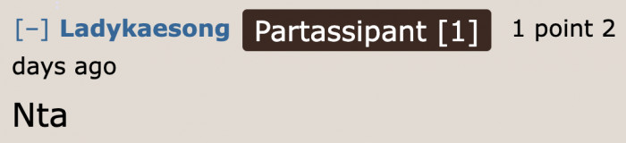 Some Redditors simply stated their judgment.