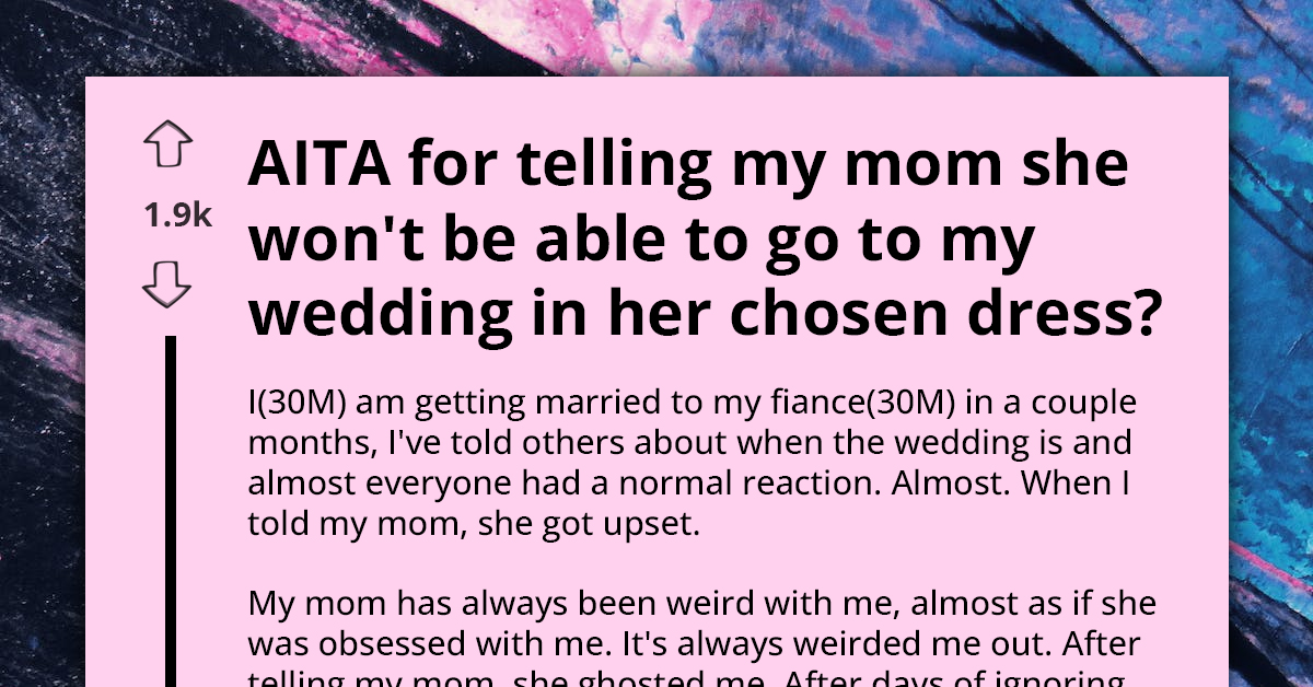 Mother Insists On Wearing White For Son's Gay Wedding "Since There's No Bride", Calls Him A-Hole For Not Permitting It