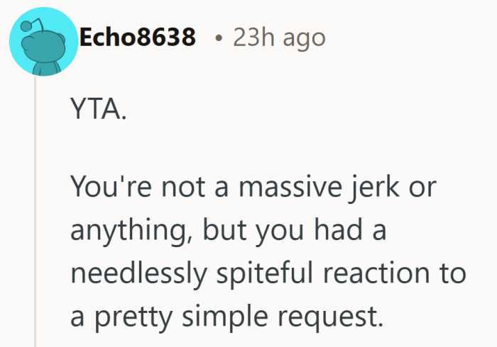 The idea that it was a simple ask makes the whole standoff feel a little heavier in hindsight.