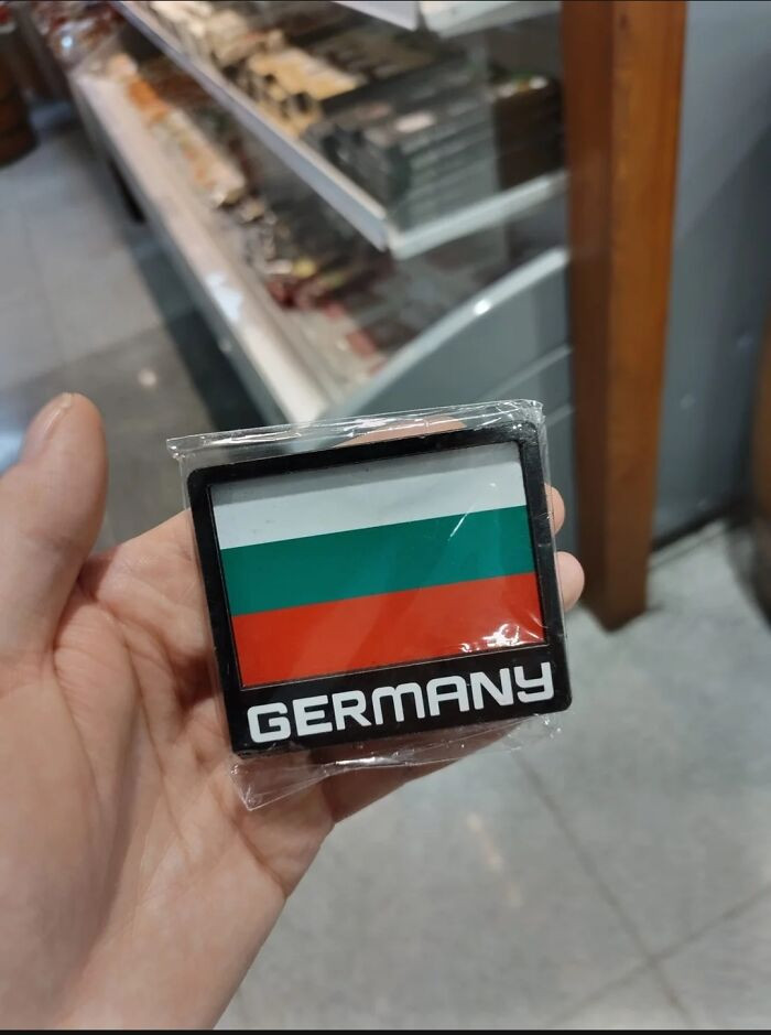 12. Ah Yes, Germany Flag Fridge Magnet