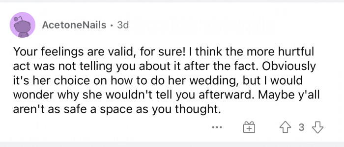 She certainly could have informed them sooner.