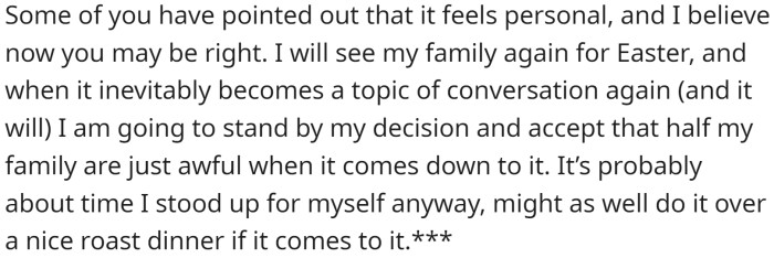 He sees things more clearly now