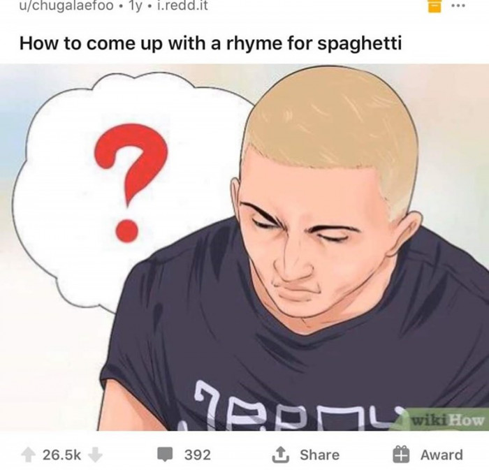 2. Spaghetti, spaghetti, spaghetti.