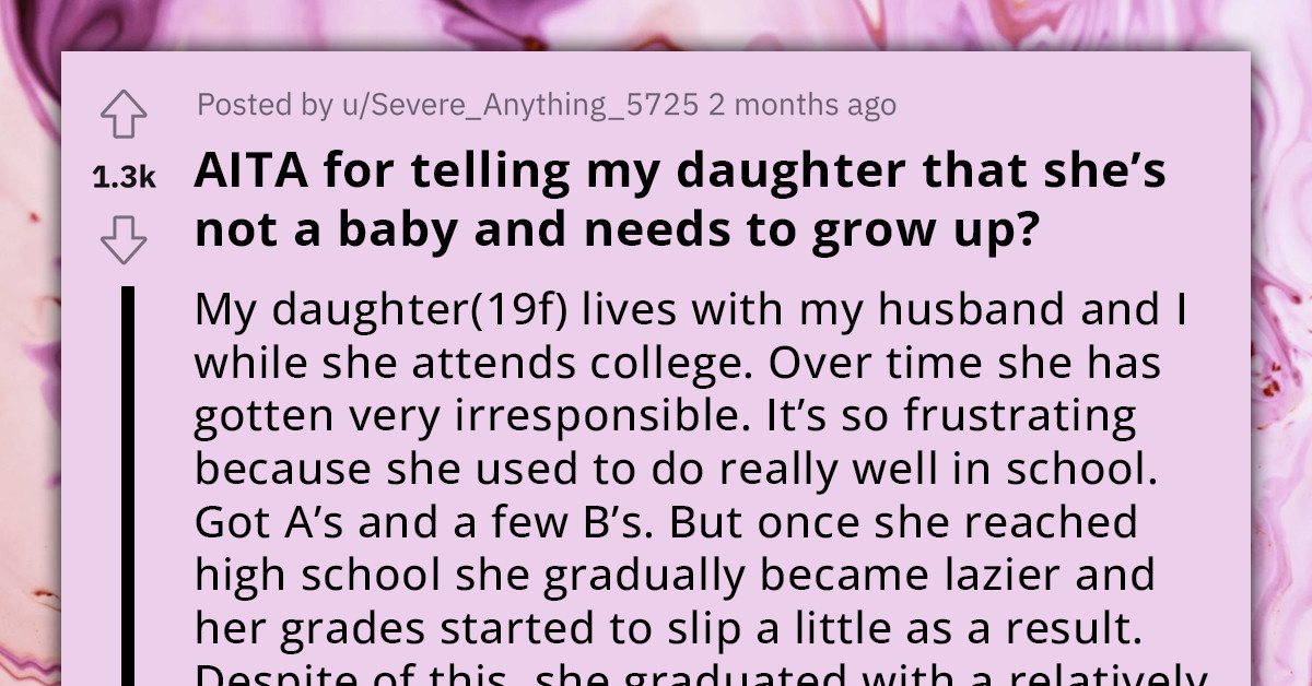 Mom Tells College-Starting Daughter She Needs To Grow Up, Overlooks Possible Indicators Of Depression