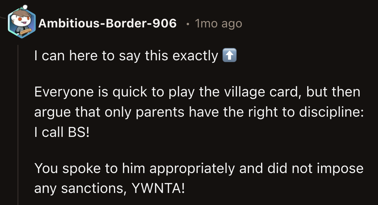 It was unfortunate that it happened in public, but it was an urgent situation that called for immediate intervention.