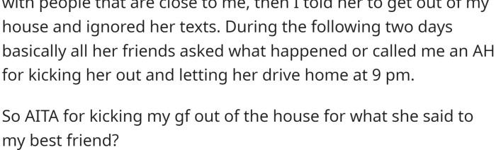 Over the  following two days, OP received a lot of calls and texts...