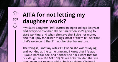 Man Blasted For Raising ‘Non-Functional Adult’ As He Refuses To Let Daughter Work While In College