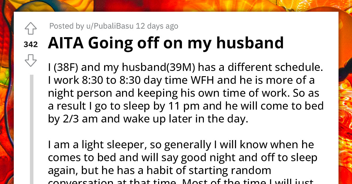 Woman Goes Off On Her Husband For Always Starting Random Conversations Whenever She's Sleepy, Husband Terms Her Rude