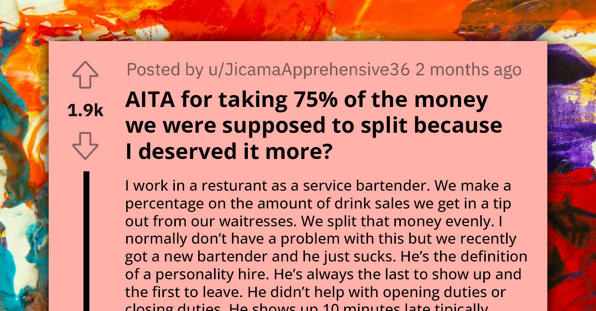 Redditor Takes Action to Address Coworker's Lackluster Performance in Shared-Tip Environment