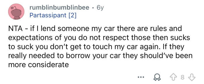 They should’ve been more careful with it.