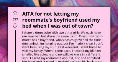 Woman Finds Her Roommate’s Boyfriend Using Her Bed and Refuses to Let It Happen Again