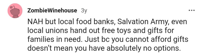 So Many Options for OP to Choose From If He Wants to Get a Gift for His Daughter