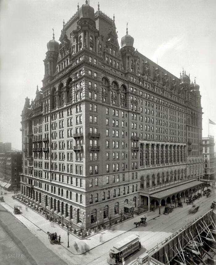 "The Original Waldorf-Astoria Hotel In New York. Demolished In 1929 To Serve As The Site For The Empire State Building"